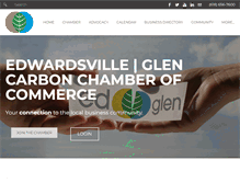 Tablet Screenshot of edglenchamber.com